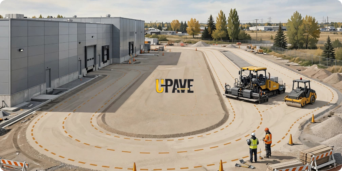 Industrial Yard Paving Edmonto